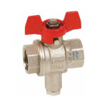 Sferaco - vanne avec porte sonde pour compteur mid r50 - femelle 3 / 4' (20x27)