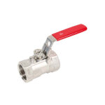 Sferaco - vanne à sphère inox monobloc passage réduit femelle femelle 1 / 4' (8 / 13) - pn40 Sferaco - vanne à sphère inox monobloc passage réduit femelle femelle 1 / 4' (8 / 13) - pn40