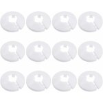 Shining house - 12 pcs cache tuyau, cache tuyau plomberie collier radiateur, manchon radiateur pour tuyau ...