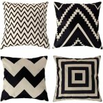 Shining house - 4 pcs housses de coussin 45 x 45 cm, carr� d�coratif taie d'oreiller canap� housse coussin ...