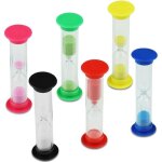 Shining house - 6 pi�ces sabliers minuterie, 30s, 1min, 2min, 3min, 5min, 10min sablier enfant, color� ...