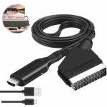 Shining house - adaptateur audio vid�o p�ritel vers hdmi pour hdtv / dvd / d�codeur / ps3 / pal / ntsc ...