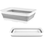 Shining house - bassine pliable - bassine retractable en plastique, bol � vaisselle, portable, laver ...