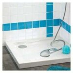 Shining house - bonde de douche extra - plate d�me abs 30720138, blanc