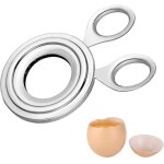 Shining house - coupe oeuf, outil de coupe d'?ufs stable, coque ciseau � oeuf en acier inoxydable, ciseaux ...