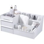 Shining house - desktop makeup organizer drawers, coffre de rangement de produits de beaut bureau de ...