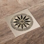 Shining house - drain de douche en bronze, carr siphon de sol anti - odeur grille douche pour salle ...