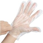 Shining house - gants jetables - en plastique transparent jetable en polythylne travail nettoyage gants ...