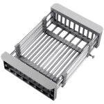 Shining house - gouttoir � vaisselle extensible, panier d'�vacuation t�lescopique en acier inoxydable, ...