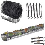 Shining house - grillage gouttiere haute qualit robuste [inclus 12 crochets + 1grille 6m x 15cm] protege ...