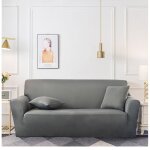 Shining house - housse de canap� 3 places avec accoudoir extensible - rev�tement de canap� pour salon ...