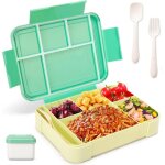 Shining house - lunch box, bento box bo�te � d�jeuner en plastique pour enfant adulte, 1300ml boite bento ...