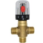 Shining house - mitigeur thermostatique solaire pour robinet de douche en laiton et cuivre