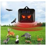 Shining house - rpulsif solaire contre les animaux sauvages tels que les ratons laveurs, les chevreuils, ...
