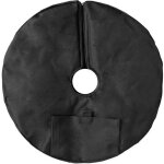 Shining house - sac de poids pour parasol de patio, 46cm support de base de sable dtachable rond sac ...
