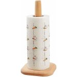 Shining house - support de rouleau de cuisine, porte essuie tout cuisine, porte - rouleau en bois, support ...