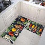 Shining house - tapis de cuisine et d'�pices - avec dos antid�rapant - pour porte d'entr�e, couloir, ...