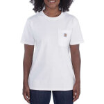 T - shirt carhartt workw pocket s / s blanc t. xs - 103067white - xs