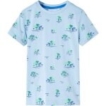 T - shirt pour enfants bleu clair 140
