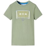 T - shirt pour enfants kaki clair 140