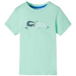 T - shirt enfants � manches courtes vert clair 92