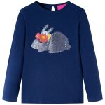 T - shirt enfants manches longues bleu marine 92