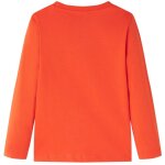 T - shirt enfants  manches longues orange vif 92