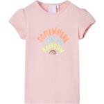 T - shirt pour enfants rose clair 116