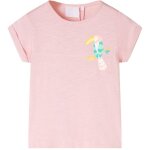 T - shirt pour enfants rose clair 140 vidaxl461371