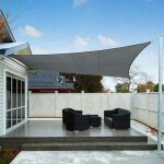 Shmshng - 1pcs voile d'ombrage imperm�able carr� 2, 5 x 2, 5m toile ombrage une protection des rayons ...