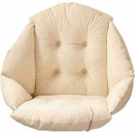 Shmshng - 40x40x48cm coussin de chaise avec dossier si�ge coquille fauteuil velours douillet elastique ...