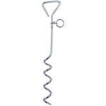 Shmshng - ancrage spirale pour chien, chien piquet d'attache en acier inoxydable, ancrage spirale pour ...