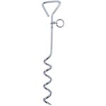 Shmshng - ancrage spirale pour chien, chien piquet d'attache en acier inoxydable, ancrage spirale pour ...