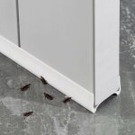 Shmshng - bande d'�tanch�it� en bas de porte, souple isolant phonique thermique bande, porte bas joint ...