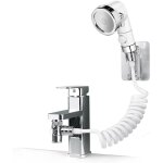 Shmshng - pommeau de douche sans impact, ensemble de douche r�glable pour robinet de salle de bain - ...