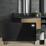 Convecteur radiateur mural radiateur radiateur lectrique thermostat rglable 2 niveaux de chaleur tlcommand ...