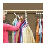 Lot de 8 cintres multiples - save space hanger