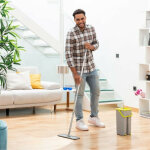 Shop - story - klirimop : balai serpillire  tte rotative 360 avec seau double action