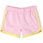 Short pour enfants avec bordure rose vif 104