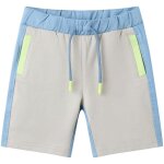 Short pour enfants � cordon de serrage bleu 128