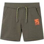 Short pour enfants avec cordon de serrage kaki fonc 92