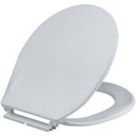 Abattant cuvette wc universel monaco entraxe variable, blanc