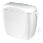 Siamp - réservoir wc apparent haut 'primo 08' chainette, simple volume blanc Siamp - réservoir wc apparent haut 'primo 08' chainette, simple volume blanc