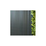 Sicatec - canisse plastic 'ovale double face anthracite 1 m x 3 m