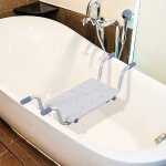 Sige de baignoire - sige de bain suspendu rglable - tabouret de salle de bain - dim. 73 - 83l x 22l ...