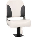 Si�ge de bateau pliable 1 ensemble avec dossier bas et sangle de fixation vidaxl