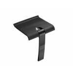 Pellet - sige de douche escamotable arsis full black - noir mat, adapte pmr et sniors