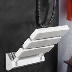 Sifree - sige de douche fix au mur banc de salle de bains pliable aide de baignade utilisation du sauna ...