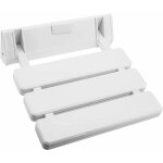 Sige de douche rabattable chaise pliant en plastique et aluminium blanc 130 kg 320x328mm pour salle ...