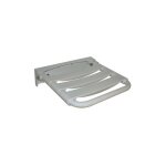 Regiplast - siège de douche rabattable en inox 304 avec lattes en polypropylène blanc Regiplast - siège de douche rabattable en inox 304 avec lattes en polypropylène blanc